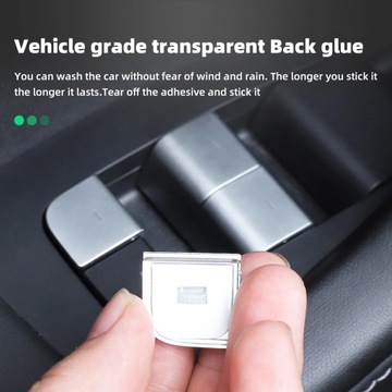 Для Tesla Model 3 Model Y 2017-2023, кнопка переключения окон автомобиля, украшение Sti