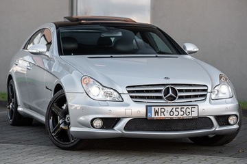 Mercedes CLS W219 2006 Mercedes CLS 55 V8 AMG 476KM 2006 Designo Automat Przebieg 218 Tys Km, zdjęcie 1