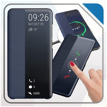 КОЖАНЫЙ чехол SMART VIEW для Samsung Galaxy S20 FE 5G | КОЖАНЫЙ чехол + СТЕКЛО 9H