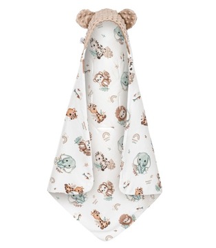 Бамбуковый плед-одеяло 90х90 см на автокресло Safari