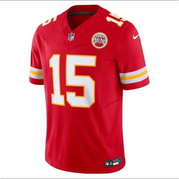 Hombres Kansas Chiefs Patrick Mahomes 2023-24 Rojo Camiseta Vapor FUSE