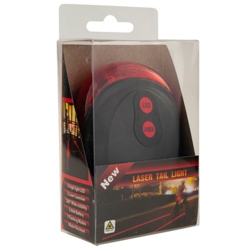 ЛАЗЕР ЗАДНЕГО ФОНА ВЕЛОСИПЕДА 5 СВЕТОДИОДНЫХ ЛАЗЕР ДЛЯ ЗАДНЕГО ФОНАРА ДОРОЖНОГО ОСВЕЩЕНИЯ