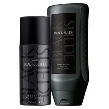 Zestaw Męski avon Black Suede [Żel + Spray] Dla Mężczyzn