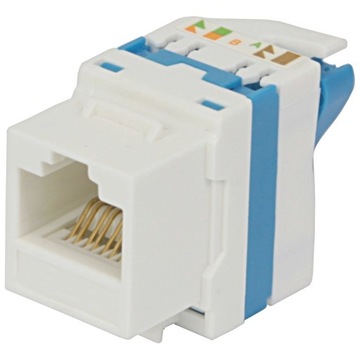 Keystone gniazdo 8p8c RJ45 Cat.6a szybki montaż
