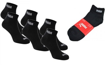 PUMA SKARPETY SKARPETKI za kostki czarne 3-pack 3 PARY Roz: 39-42