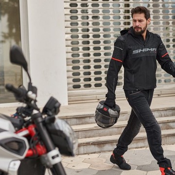 БРЮКИ SHIMA DEVON ЧЕРНЫЕ 34 ДЛИННЫЕ МОТОЦИКЛОВЫЕ