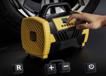 АВТОМОБИЛЬНЫЙ КОМПРЕССОР ПОРТАТИВНЫЙ НАСОС-КОМПРЕССОР 12 В или 230 В для светодиодных колес HQ