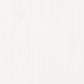 Садовый табурет для ног, белый, массив сосны.