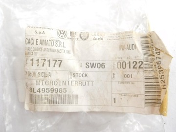 МИКРОПЕРЕКЛЮЧАТЕЛЬ РУЧКИ AUDI A3 8L 8L4959985