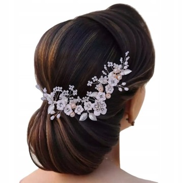 HAIR ARTICLES WEDDING comb Pearls CRYSTALS