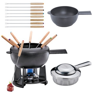 FONDUE do SERA żeliwne Spring 2l dla 8 osób