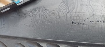 MŘÍŽKA NÁRAZNÍKU PEUGEOT 408 22-23ROK P54 9840750980 ORIGINÁLNÍ