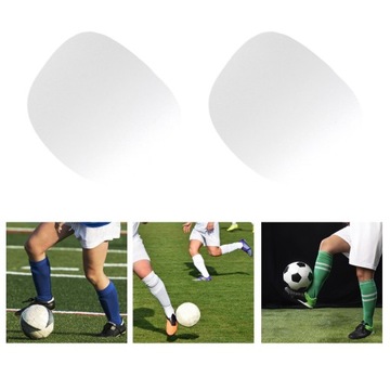 2x щитки для мини-футбола для мальчиков и девочек, белые