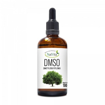 DMSO Dimetylosulfotlenek 99,99% Bardzo Wysoka Czytość 100ml NatVita