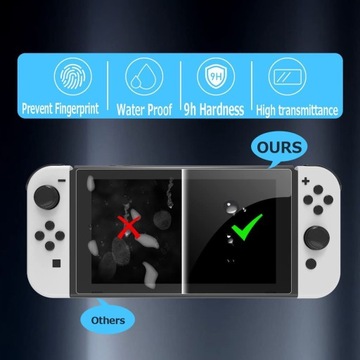 Закаленное стекло Nintendo Switch OLED модель 7 2 шт.