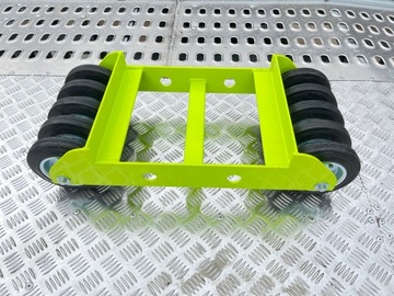 Транспортная тележка с роликовыми колесами 1500 кг, 16 см L5B