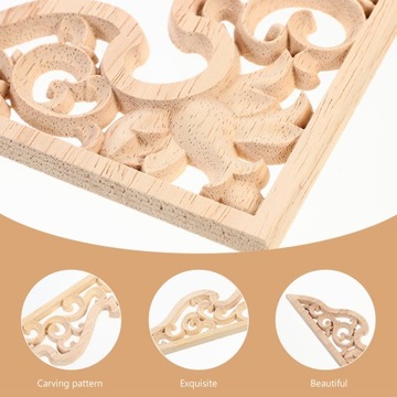 Резные деревянные наклейки на двери шкафа m