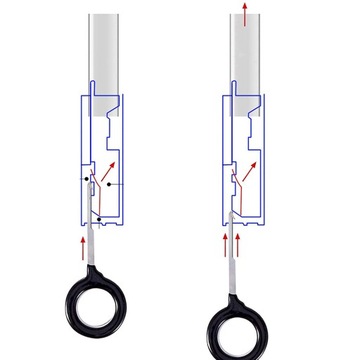РАЗЪЕМЫ ДЛЯ СНЯТИЯ КЛЮЧЕЙ АВТОМОБИЛЬНЫЕ ШПИЛЬКИ СНЯТИЕ 18 ШТ. НАБОР