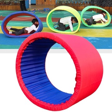 Круг для ползания, оборудование для сенсорного обучения, игровой реквизит, интерактивный красный цвет.