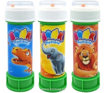 Bańki mydlane zwierzęta 60 ml 1 szt