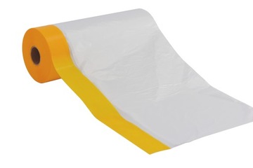 ЗАЩИТНАЯ ФОЛЬГА С ЛЕНТОЙ МАКРАСНАЯ ЛЕНТА 270 см Х 20М