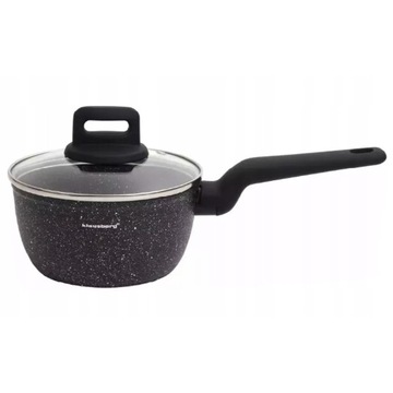 Rondel marmurowy 1.3 L garnek mały z pokrywką 16 cm Klausberg indukcja gaz