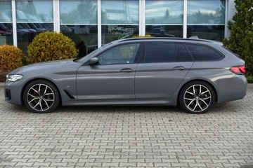 BMW Seria 5 G30-G31 Touring Facelifting 3.0 530d 286KM 2021 BMW Seria 5 Kamera, Tempomat, 1rej.2022r, LED, Live Cockpit, FV23 3.0 286KM, zdjęcie 2