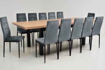 Комплект: ARTISAN раздвижной стол до 3 м и 12 стульев.