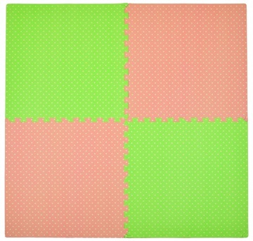 MATA PIANKOWA DUŻE PUZZLE PIANKOWE 120x120 4 SZT