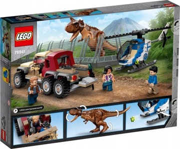 LEGO JURASSIC WORLD BLOCKS CARNOTAUR CHASE ПОДАРОК ​​ДЛЯ ДЕТЕЙ 7, 8, 9 ЛЕТ
