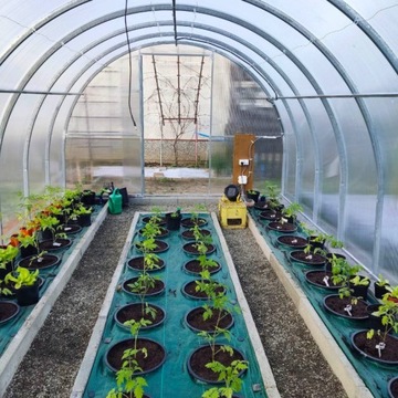 Афродита тоннель 3х6м из ПОЛИКАРБОНАТА 6мм р40х20мм