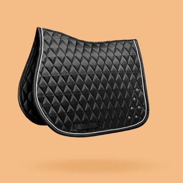 Седельная ткань Fouganza 500 с кристаллами