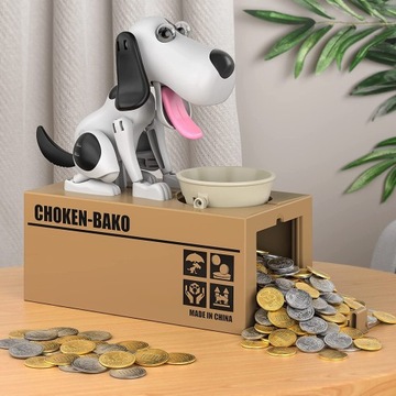 PIES PIESEK SKARBONKA INTERAKTYWNA AUTOMAT PIES ZŁODZIEJ