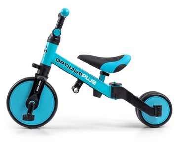 BALANCE BIKE Велосипед трехколесный 4в1 для детей 1, 2, 3 лет Синий детский