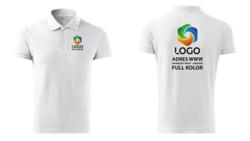 Koszulka robocza polo z własnym nadrukiem logo