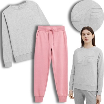 KOMPLET DRESOWY DAMSKI 4F TRENINGOWY SPORTOWY DRES