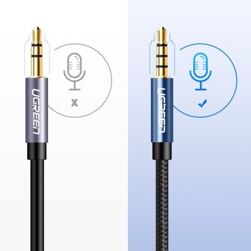 Przedłużacz audio AUX UGREEN kabel jack 3,5 mm, 3m