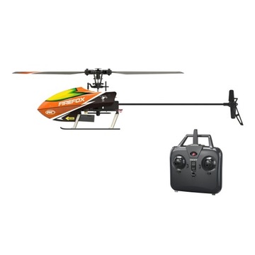 RC Helicopters Remote Control Helicopter with Gyro 4 Channel Alloy Orange