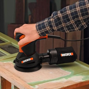 КОЛЕБАТЕЛЬНАЯ ШЛИФОВАЛЬНАЯ МАШИНА WORX 300 Вт 125 мм