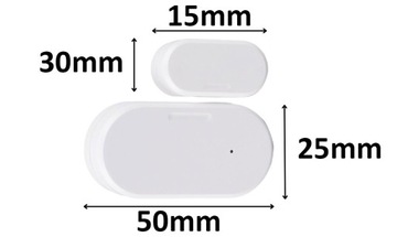 MINI Датчик открытия дверей и окон Smart ZigBee 3.0 Домашняя сигнализация Tuya