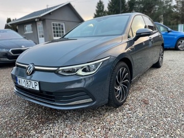 Volkswagen Golf VIII Hatchback 1.5 TSI EVO 150KM 2021 Volkswagen Golf 1.5 TSI EVO 150 KM STYLE BEZWYPADKOWY I- WLASCICIEL, zdjęcie 1