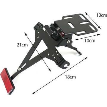 РЕГУЛИРУЕМАЯ РАМКА НОМЕРНОГО ЗНАКА МОТОЦИКЛА