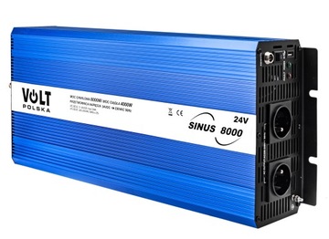СИНУС-ИНВЕРТОР ПРЕОБРАЗОВАТЕЛЬ 8000/4000Вт 24В 230В