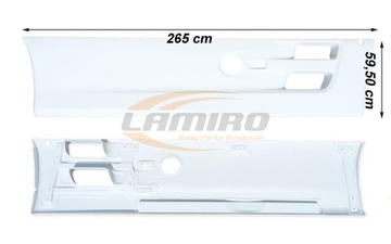 DAF XF 105 OSŁONA ZABUDOWA MIĘDZYOSIOWA PRAWA