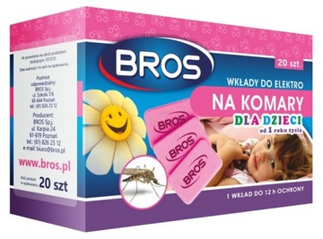 20 x WKŁADY PŁYTKI do ELEKTRO dla DZIECI BROS