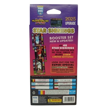 ОБНОВЛЕНИЕ FIFA 365 2025 БЛИСТЕРНЫЕ ПОДПИСИ ЗВЕЗД 48 ФУТБОЛЬНЫХ КАРТОЧОК + 2 LIMITED