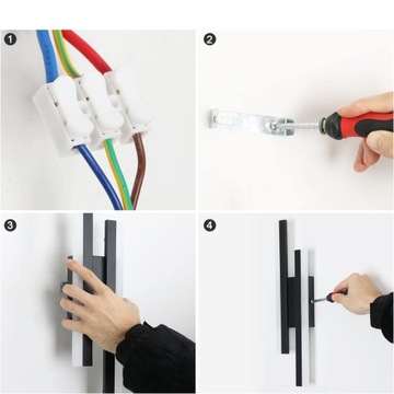 ВНУТРЕННИЙ СВЕТОДИОДНЫЙ НАСТЕННЫЙ СВЕТИЛЬНИК CREATIVE WALL LIGHT LUMINAISE ДЛЯ ЛЕСТНИЧНОГО КОРИДОРА 16 Вт