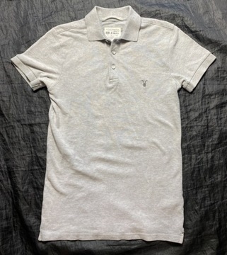 AllSaints Spitalfields All Saints ORYGINALNE szare POLO rozmiar XS/S