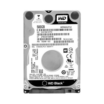 Dysk HD WD Black 500GB + WINDOWS 10 HOME PRO KLUCZ WD5000LPLX