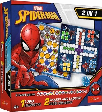 GRA 2W1 CHIŃCZYK WĘŻE I DRABINY SPIDERMAN MARVEL